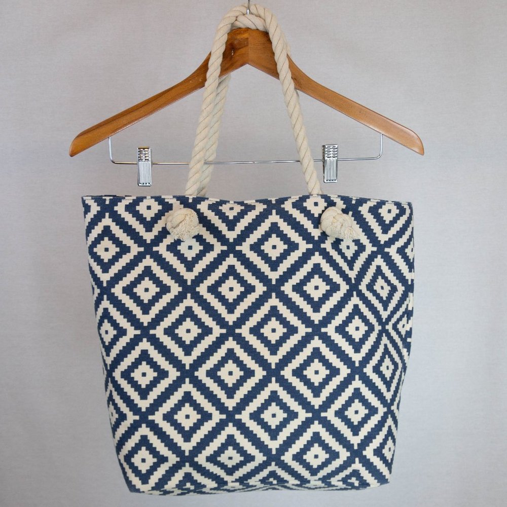 Navy Tote Bag
